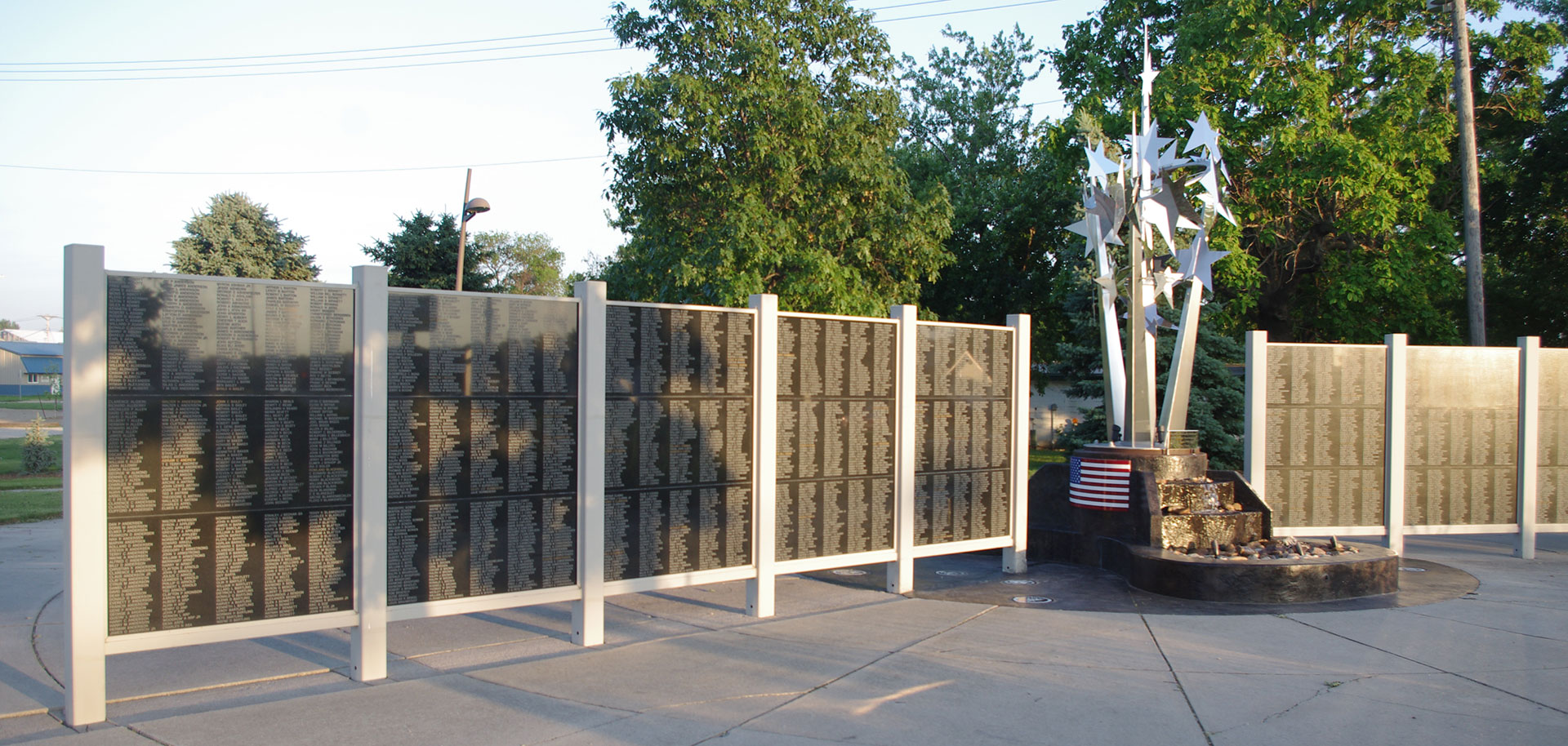 Blair Veterans Tribute Wall