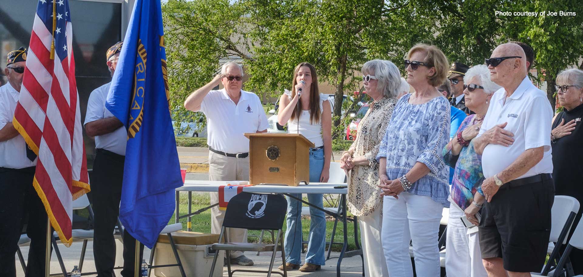 Blair Vets Tribute Plaza