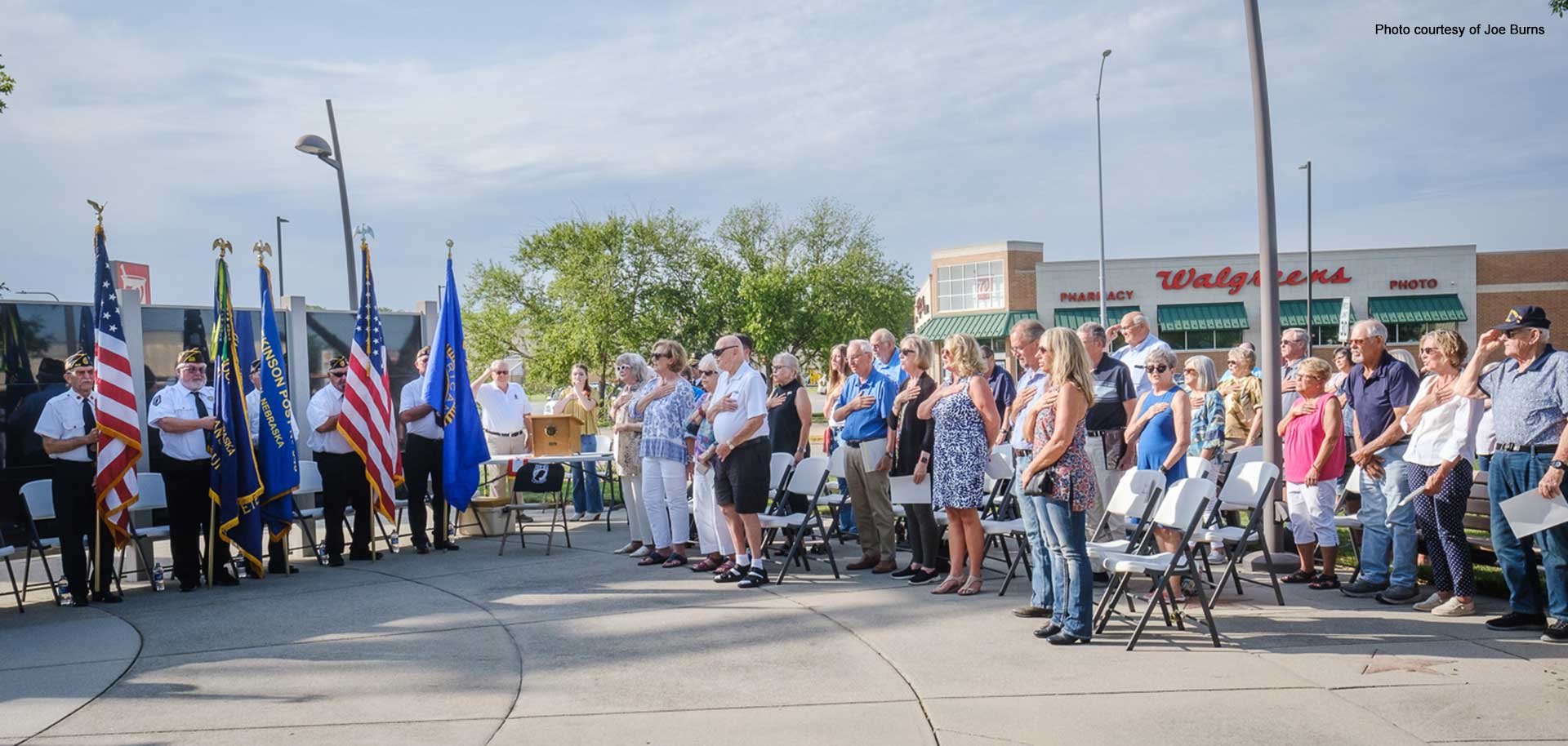 Blair Vets Tribute Plaza